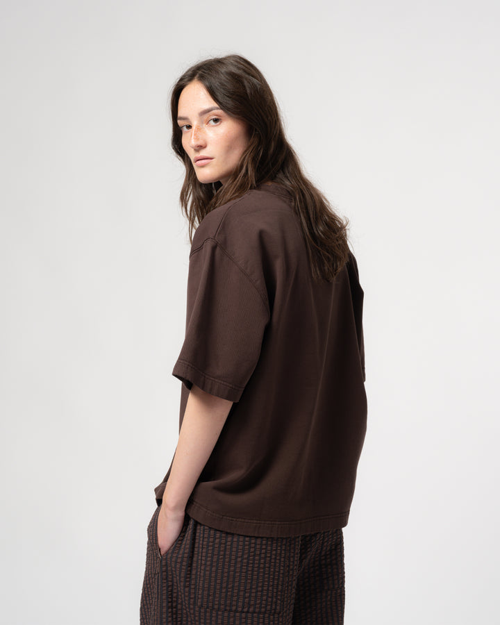 Power-T Twill Jersey Coffee Brown