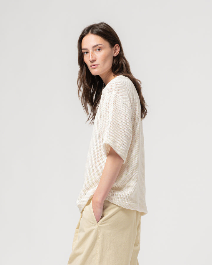 Power-T Trellis Cotton Ecru