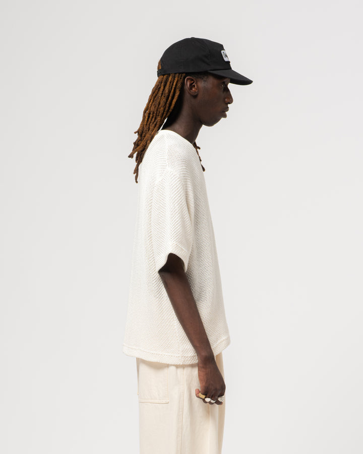 Power-T Trellis Cotton Ecru