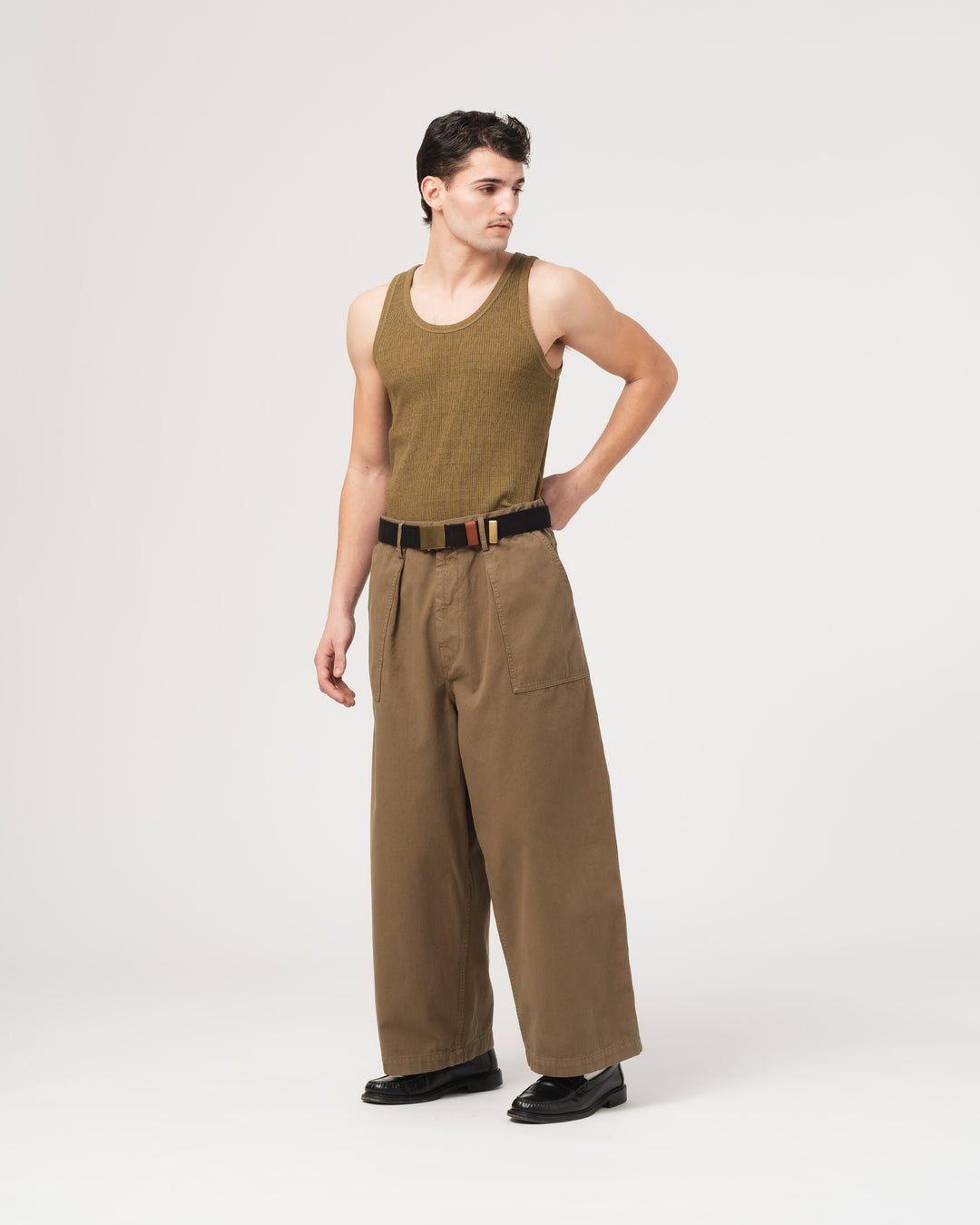 Tank Top Military Rib Olive