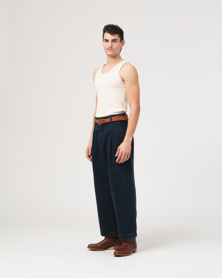 Tank Top Military Rib Ecru