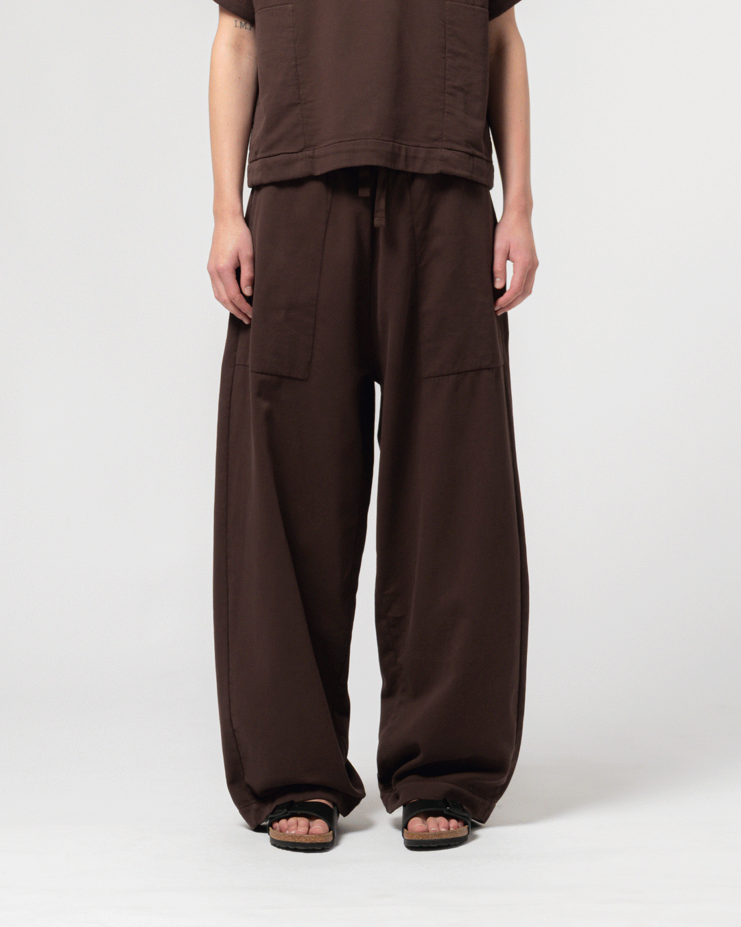 Reformer Pants Twill Jersey Coffee Brown