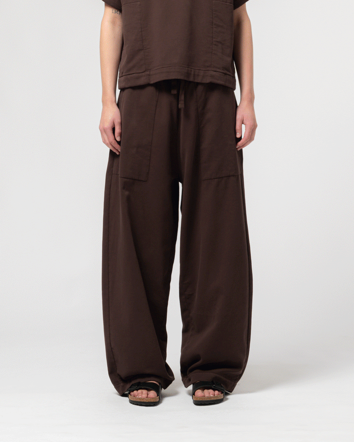 Reformer Pants Twill Jersey Coffee Brown