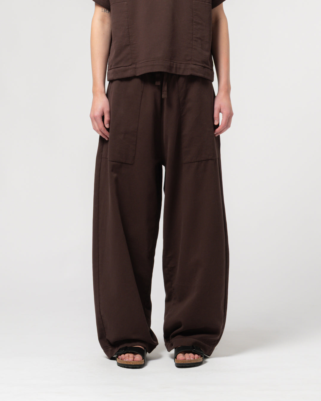 Reformer Pants Twill Jersey Coffee Brown