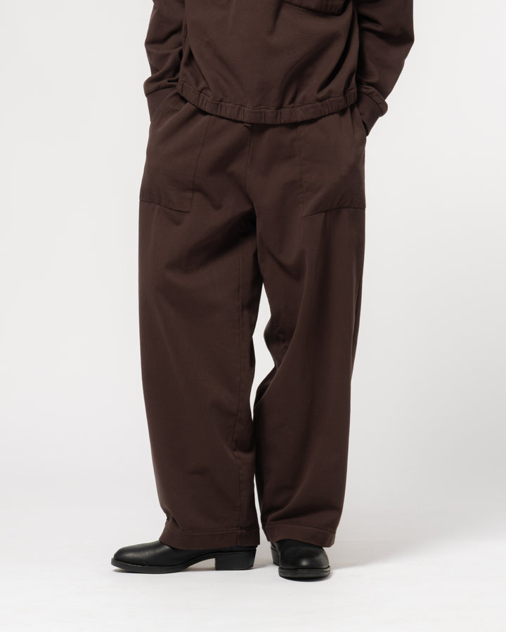 Reformer Pants Twill Jersey Coffee Brown