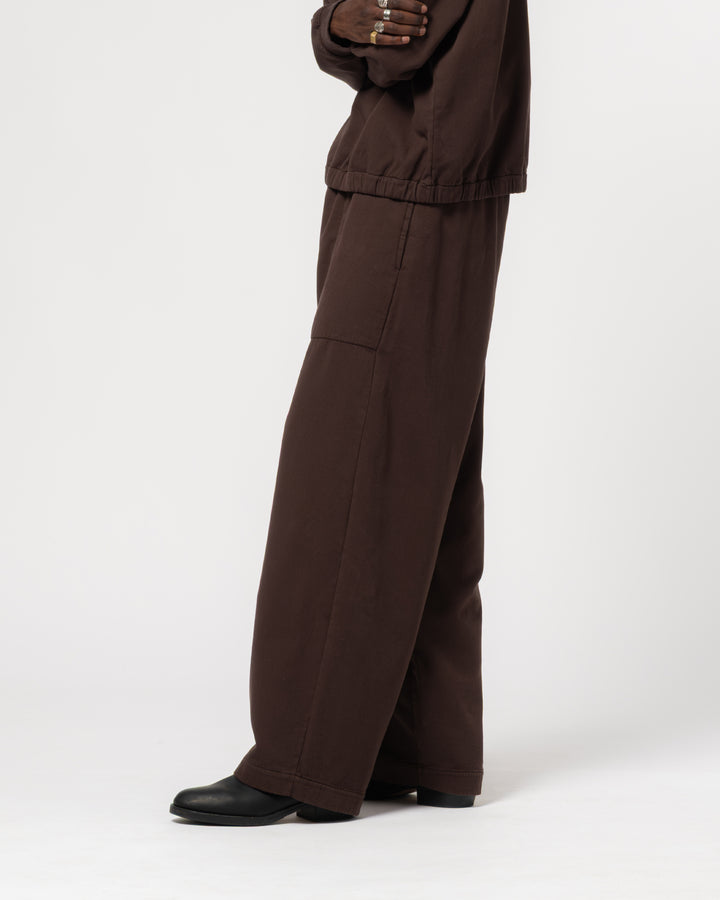 Reformer Pants Twill Jersey Coffee Brown