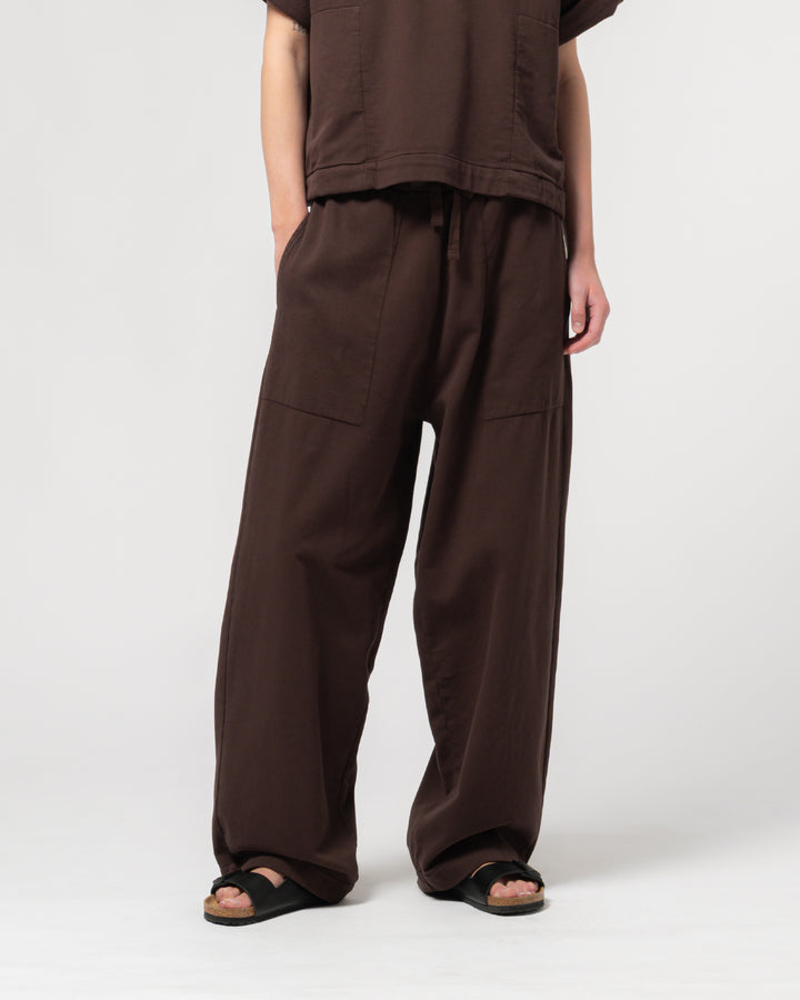 Reformer Pants Twill Jersey Coffee Brown
