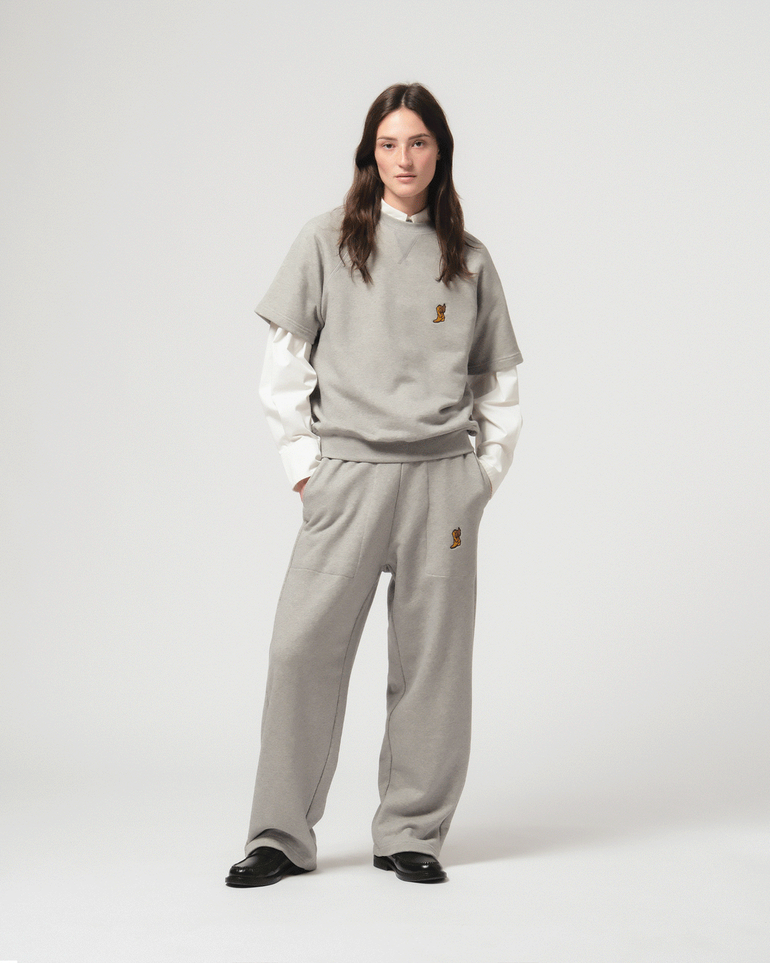 Reformer Pants American Fleece Grey Melange