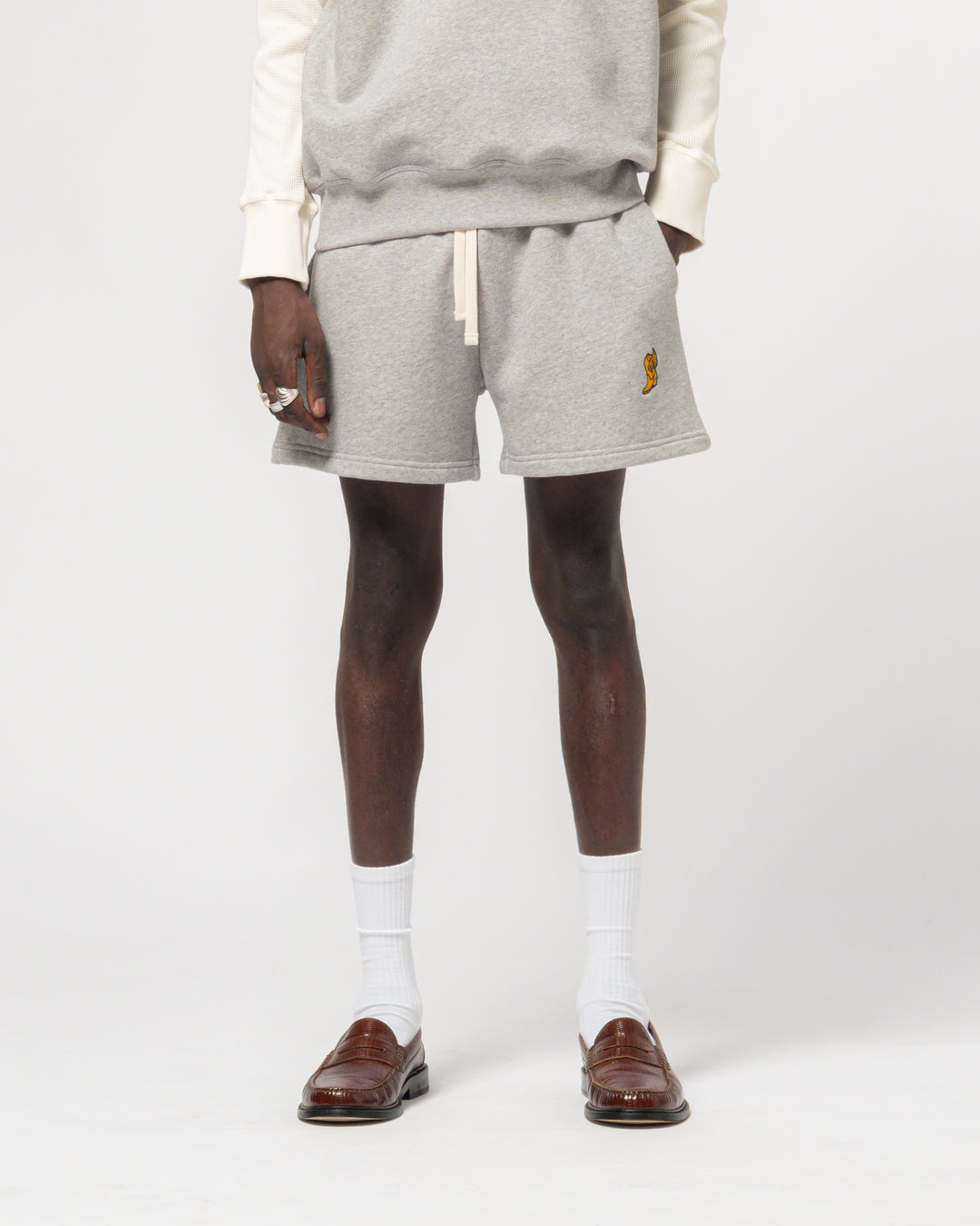 Rocky Shorts American Fleece Grey Melange