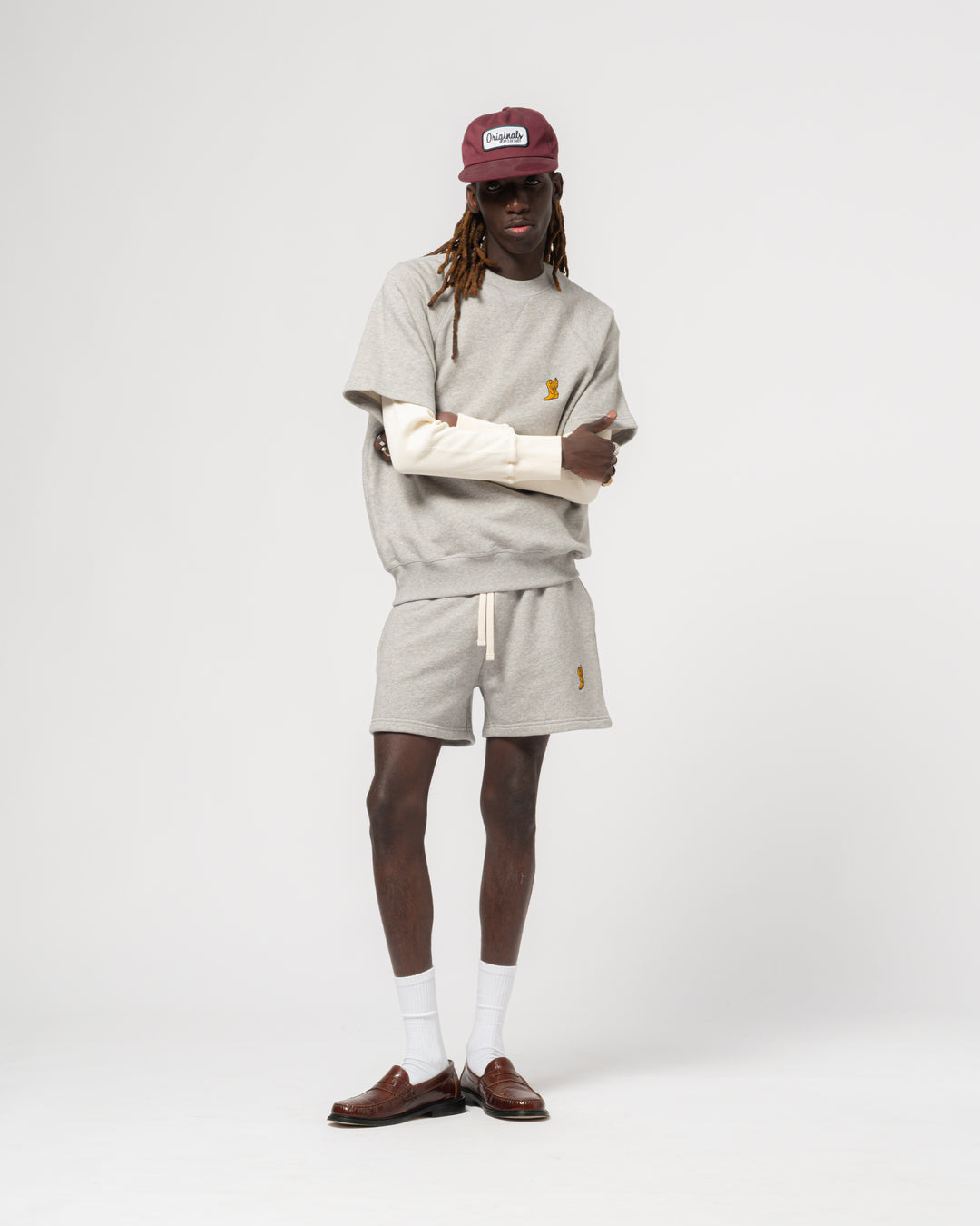 Rocky Shorts American Fleece Grey Melange