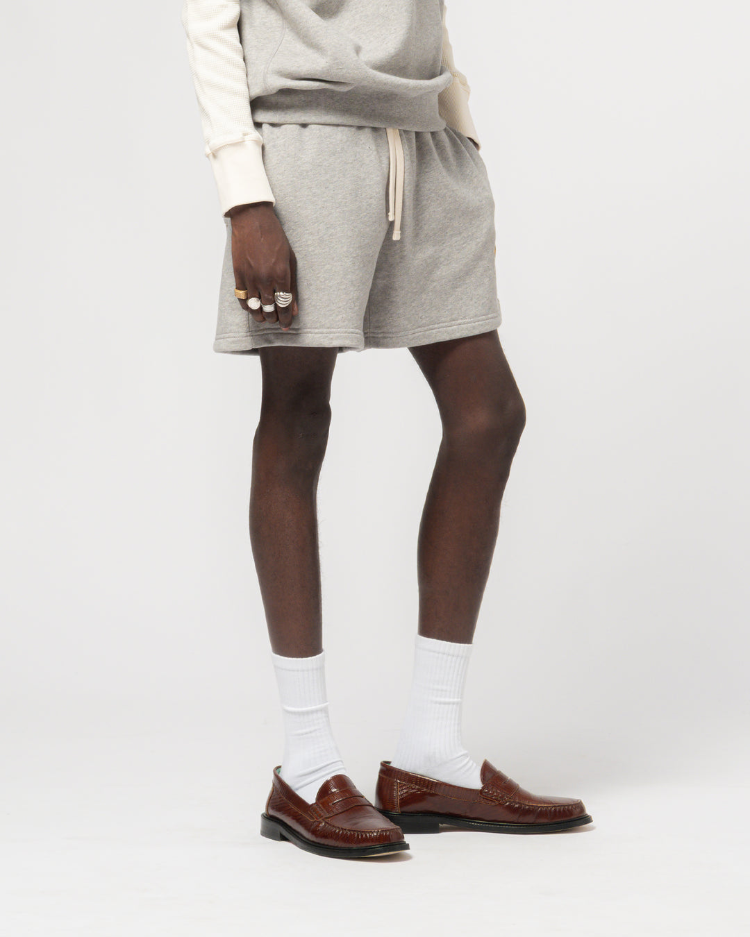 Rocky Shorts American Fleece Grey Melange