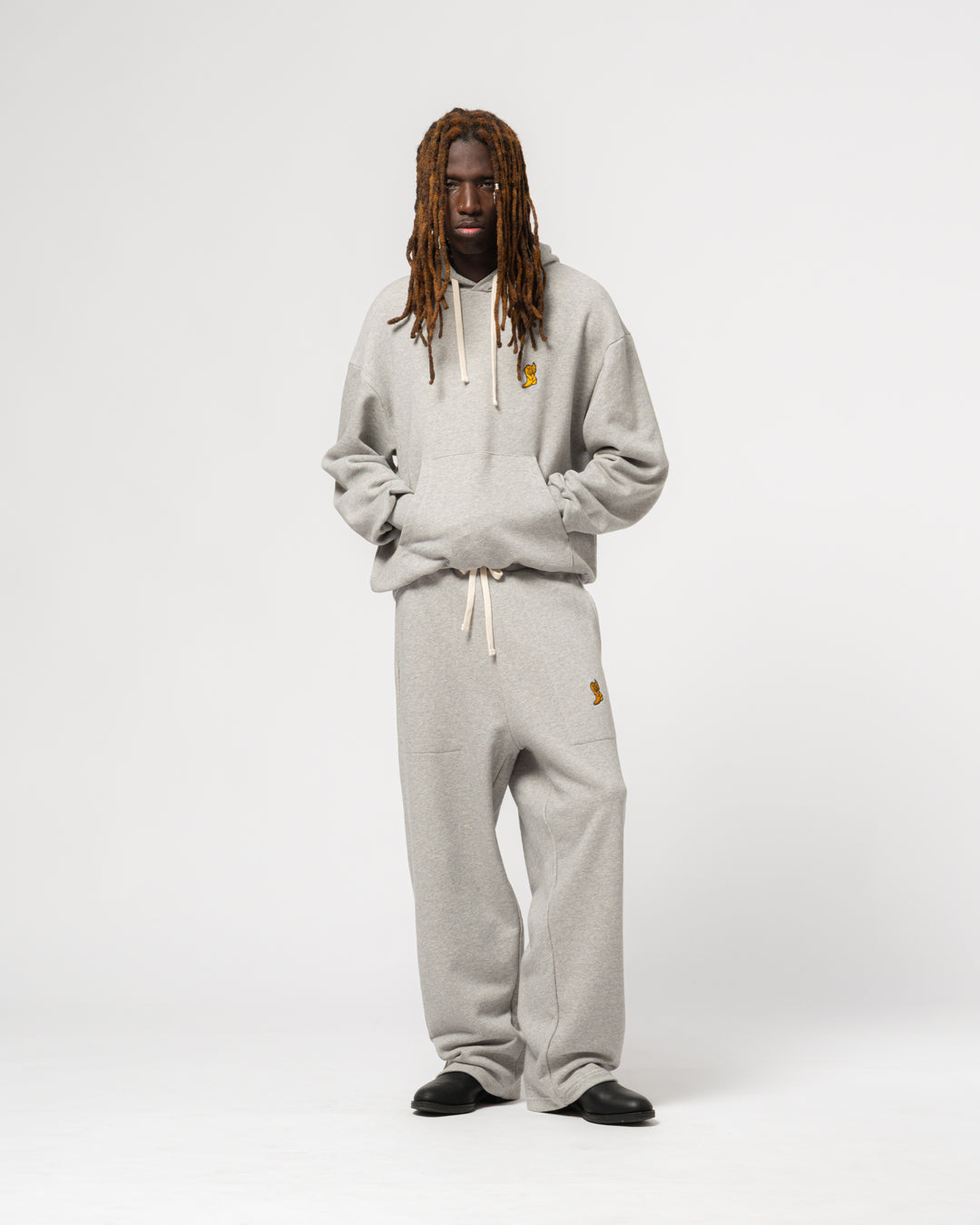 College Sweater American Fleece Grey Melange