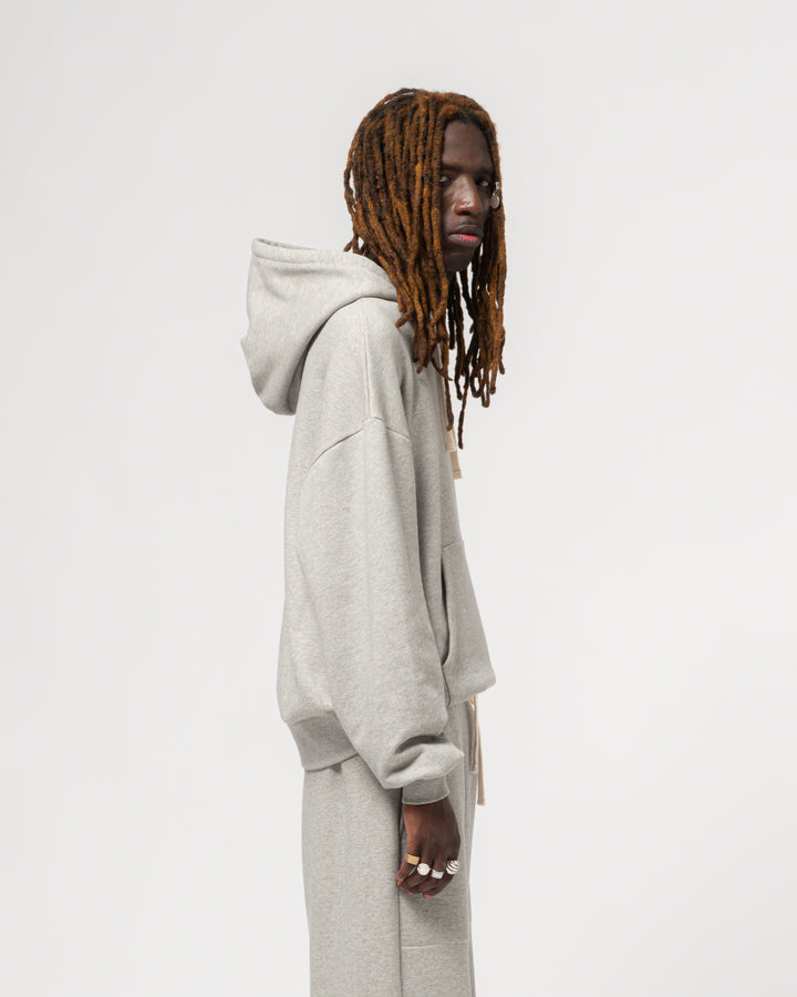 College Sweater American Fleece Grey Melange