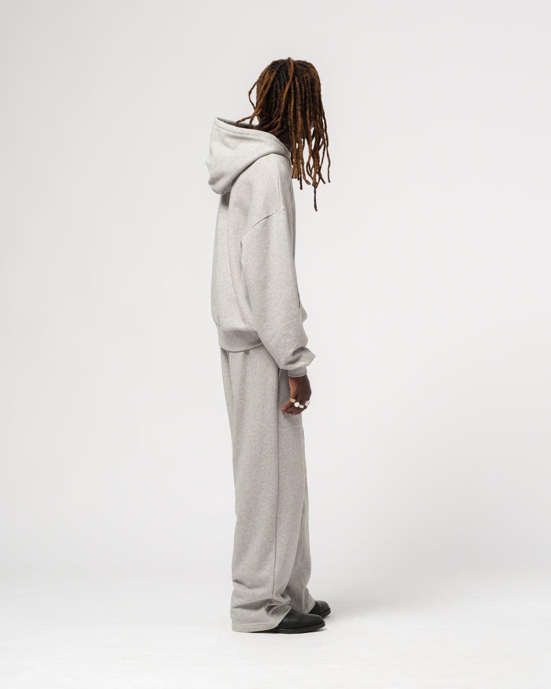 College Sweater American Fleece Grey Melange