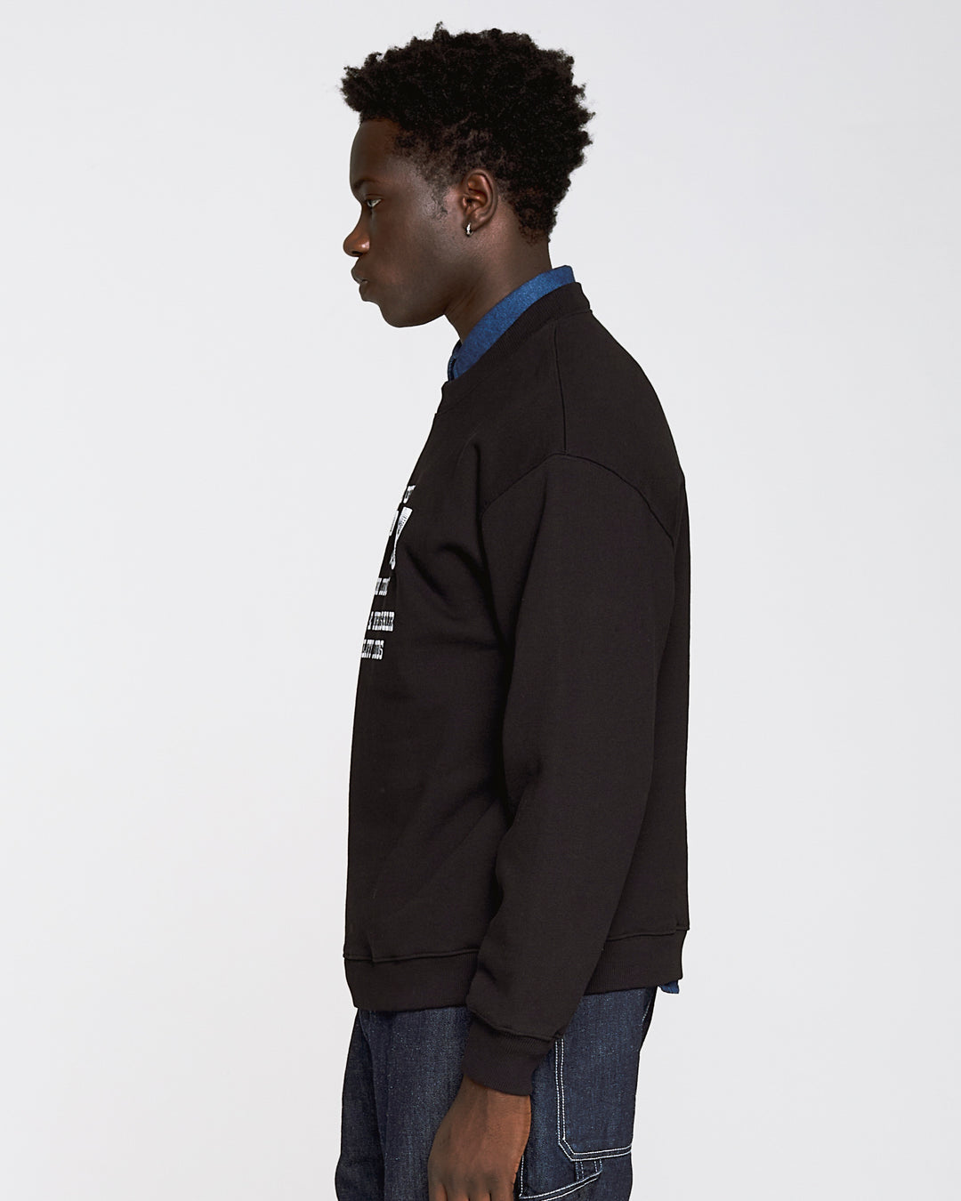 Rush Sweater Basic Fleece Black