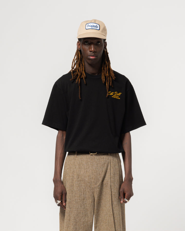 Cowboy Hat Tee Open End Black