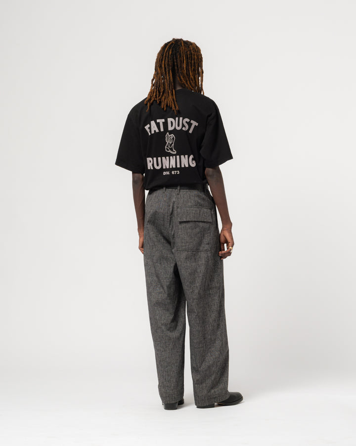 Eat Dust Running Tee Open End Black