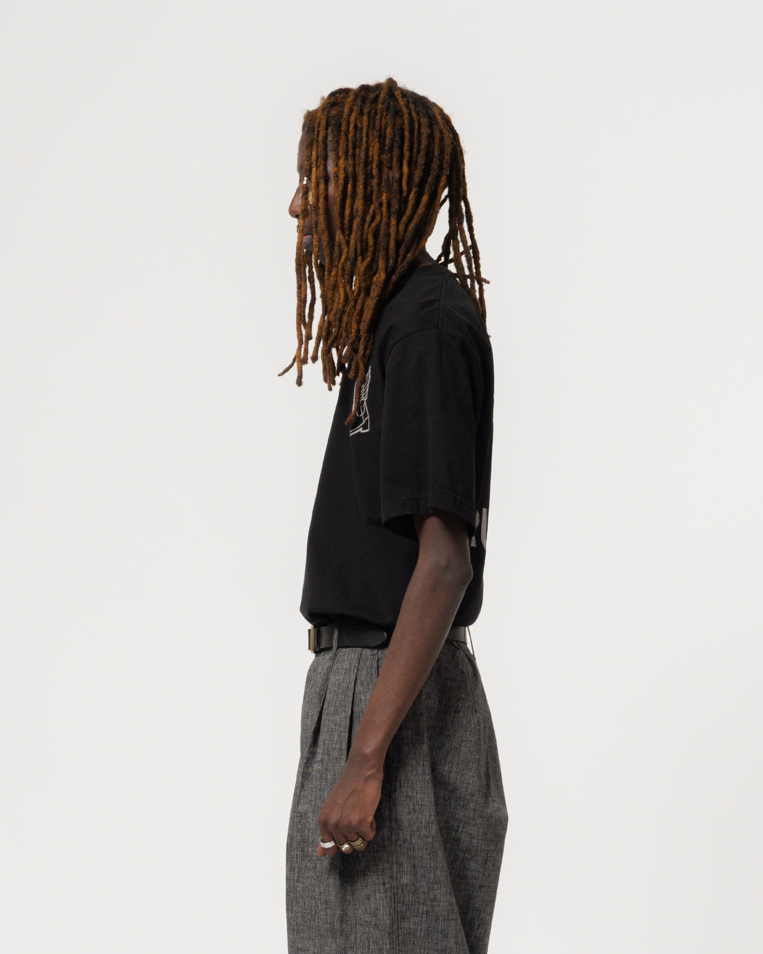 Eat Dust Running Tee Open End Black