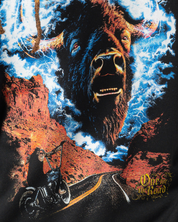 Buffalo Tee Open End Black