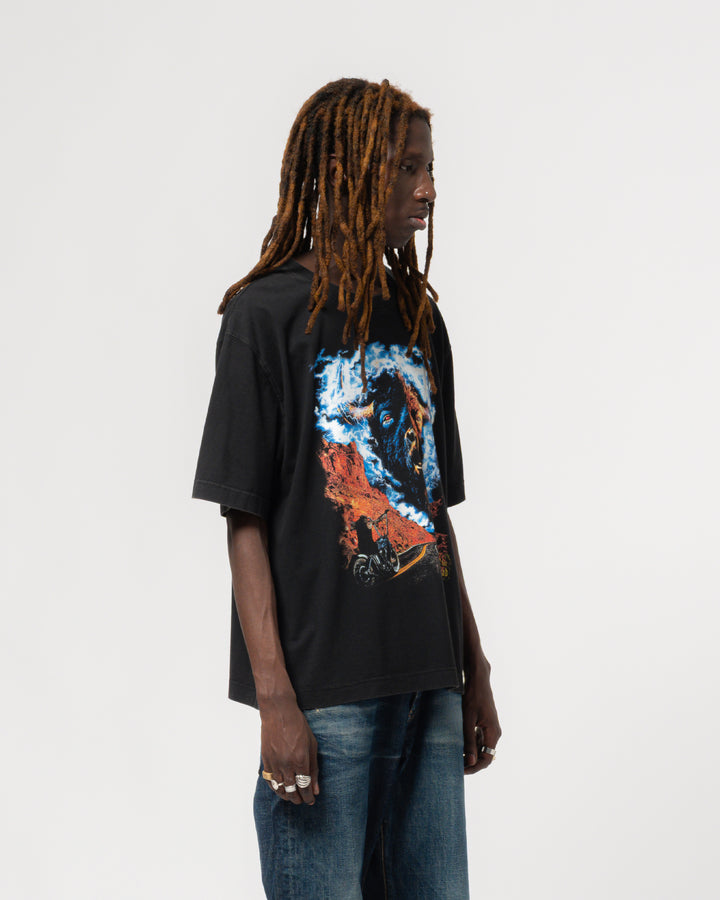 Buffalo Tee Open End Black