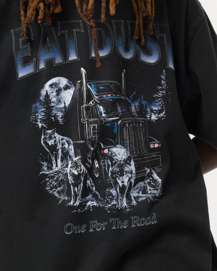 Wolves Tee Open End Black