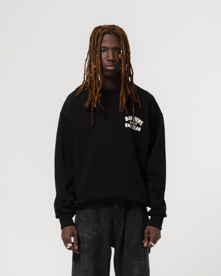 Detroit Sweater Bad News Basic Fleece Black