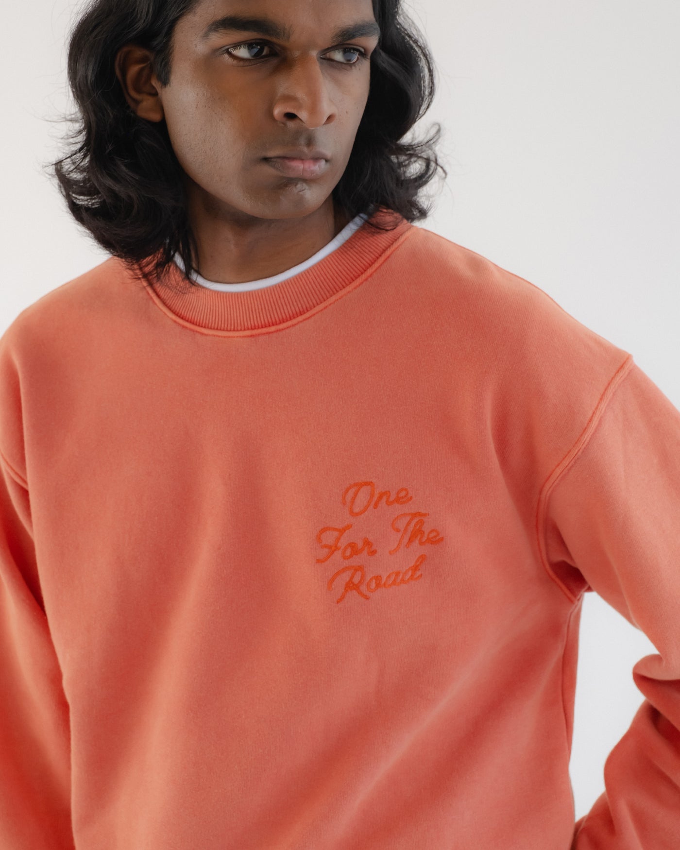 Detroit Sweater Basic Fleece Tangerine