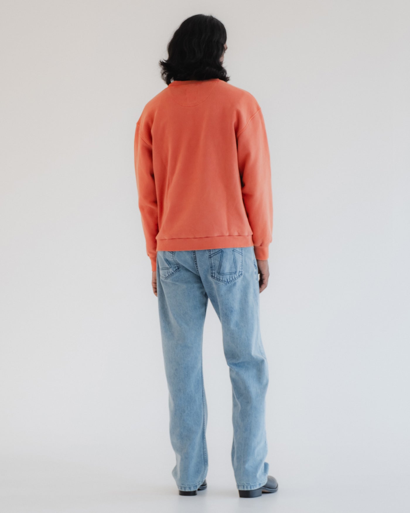 Detroit Sweater Basic Fleece Tangerine