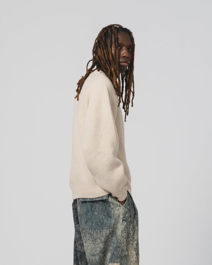 Crew Neck Sweater Delta Wheat