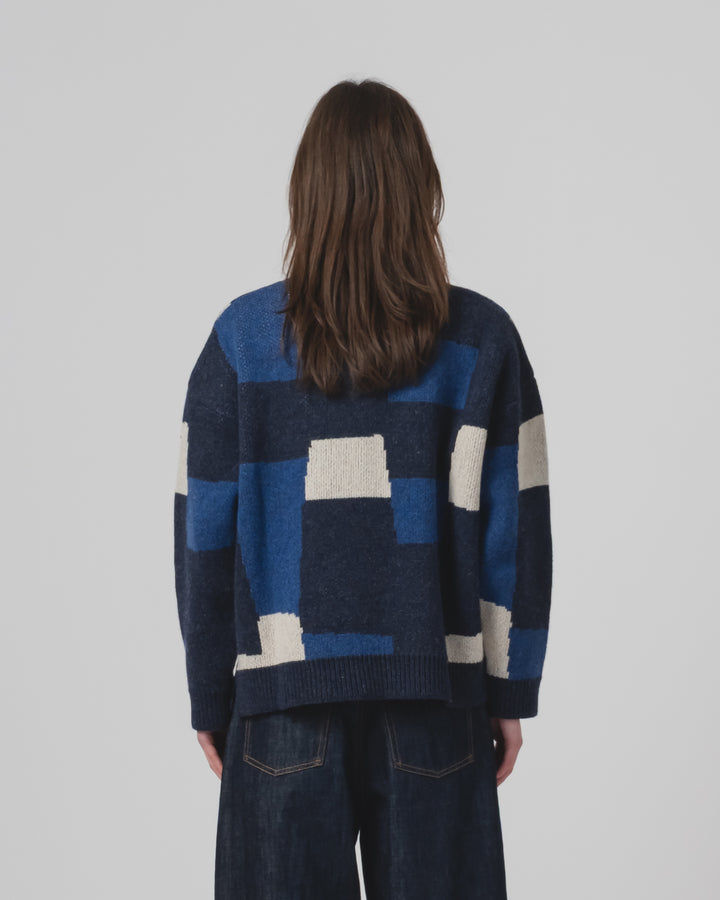 Patch Sweater Yorkshire Inkt