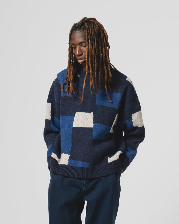 Patch Sweater Yorkshire Inkt