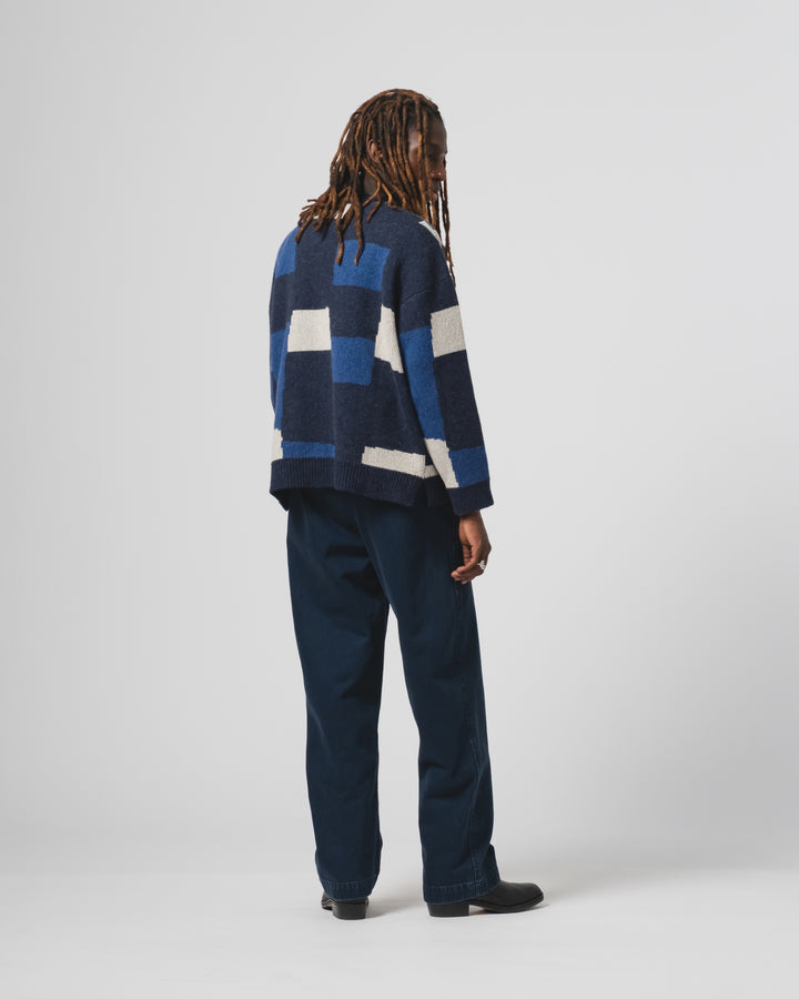 Patch Sweater Yorkshire Inkt