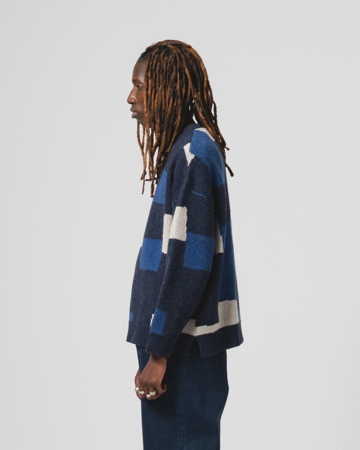 Patch Sweater Yorkshire Inkt