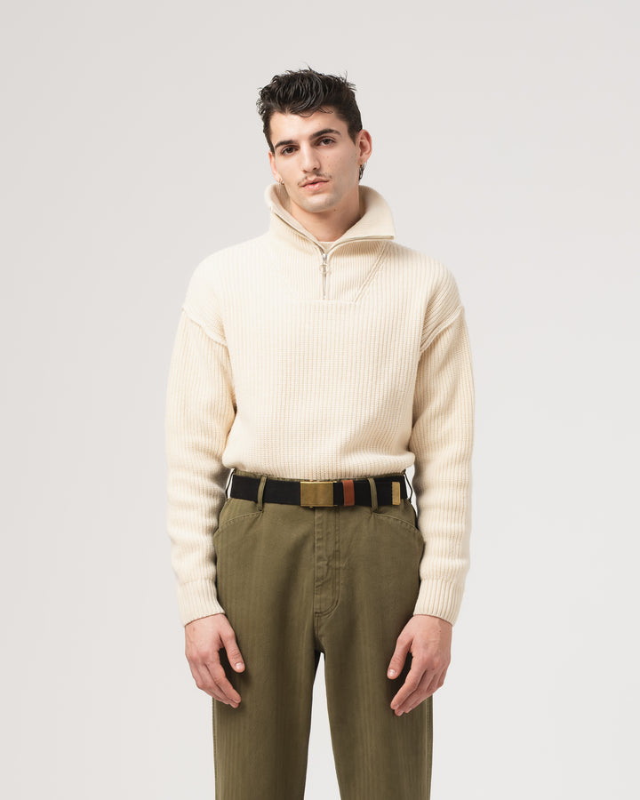Fly Deck Sweater Yarn Delta Off White
