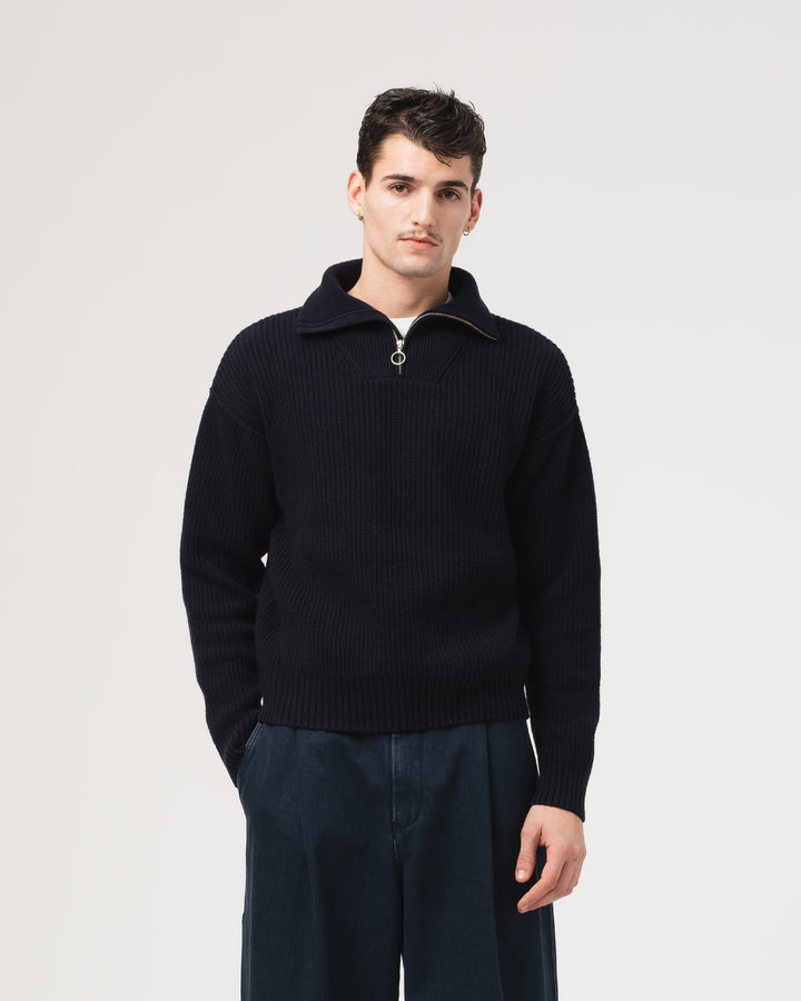 Fly Deck Sweater Yarn Delta Navy