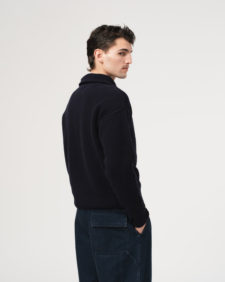 Fly Deck Sweater Yarn Delta Navy