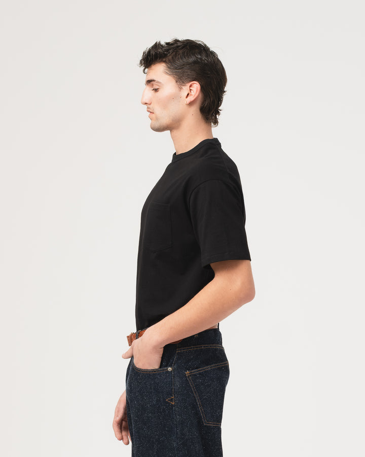 Pocket T Cotton Hemp Vintage Black