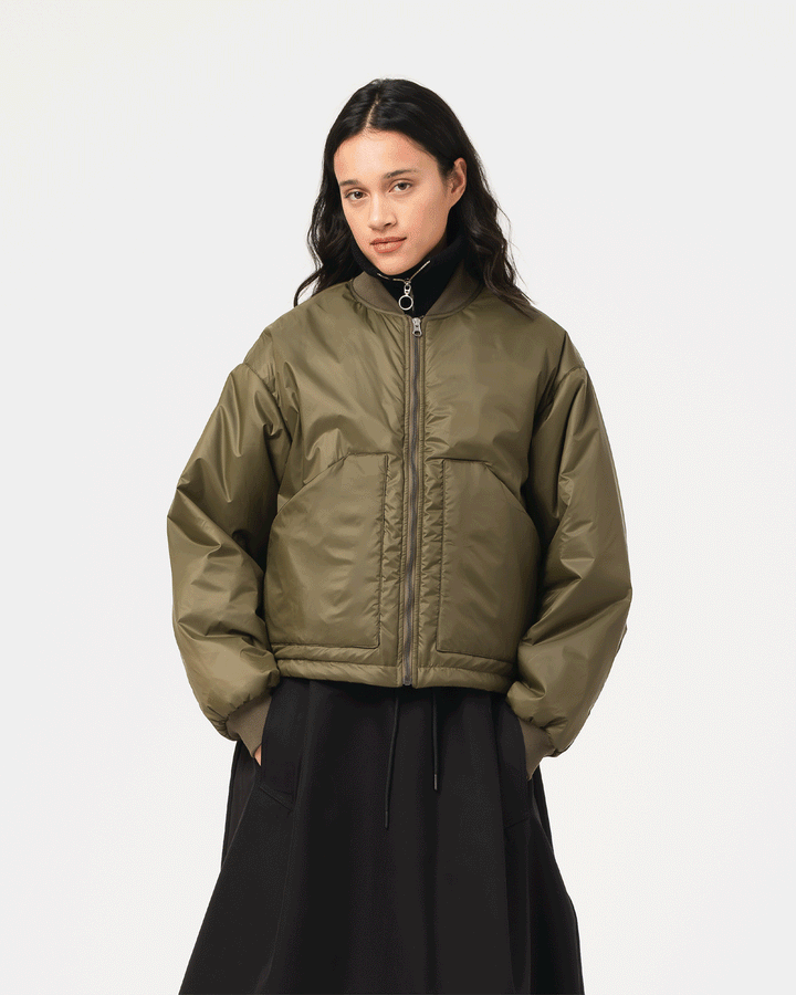 B52 Bomber Jacket Fury Nylon Avocado