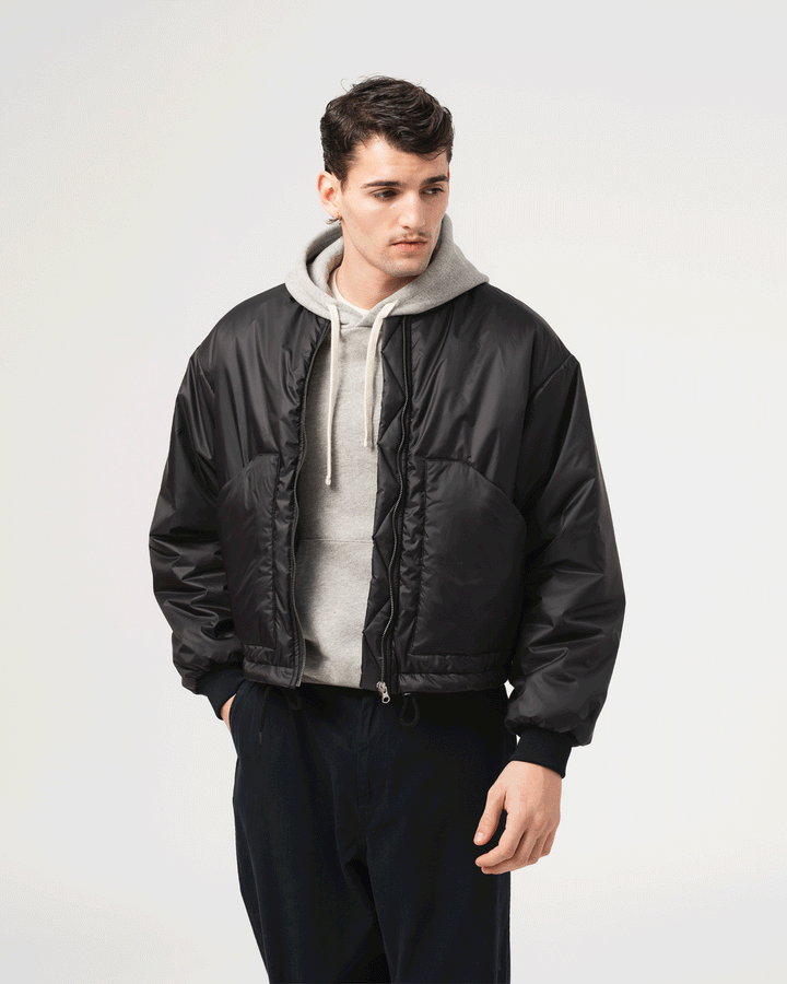 B52 Bomber Jacket Fury Nylon Black