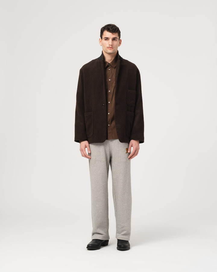 Blazer Wool Drap Chocolate