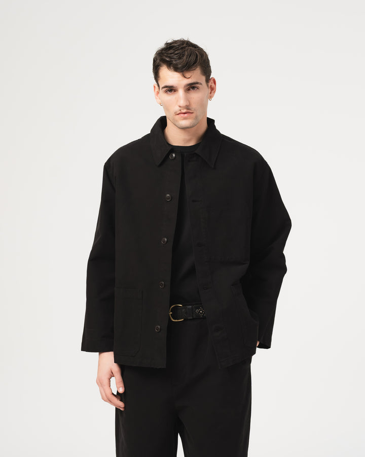 Coach Jacket Nebraska Cotton Black