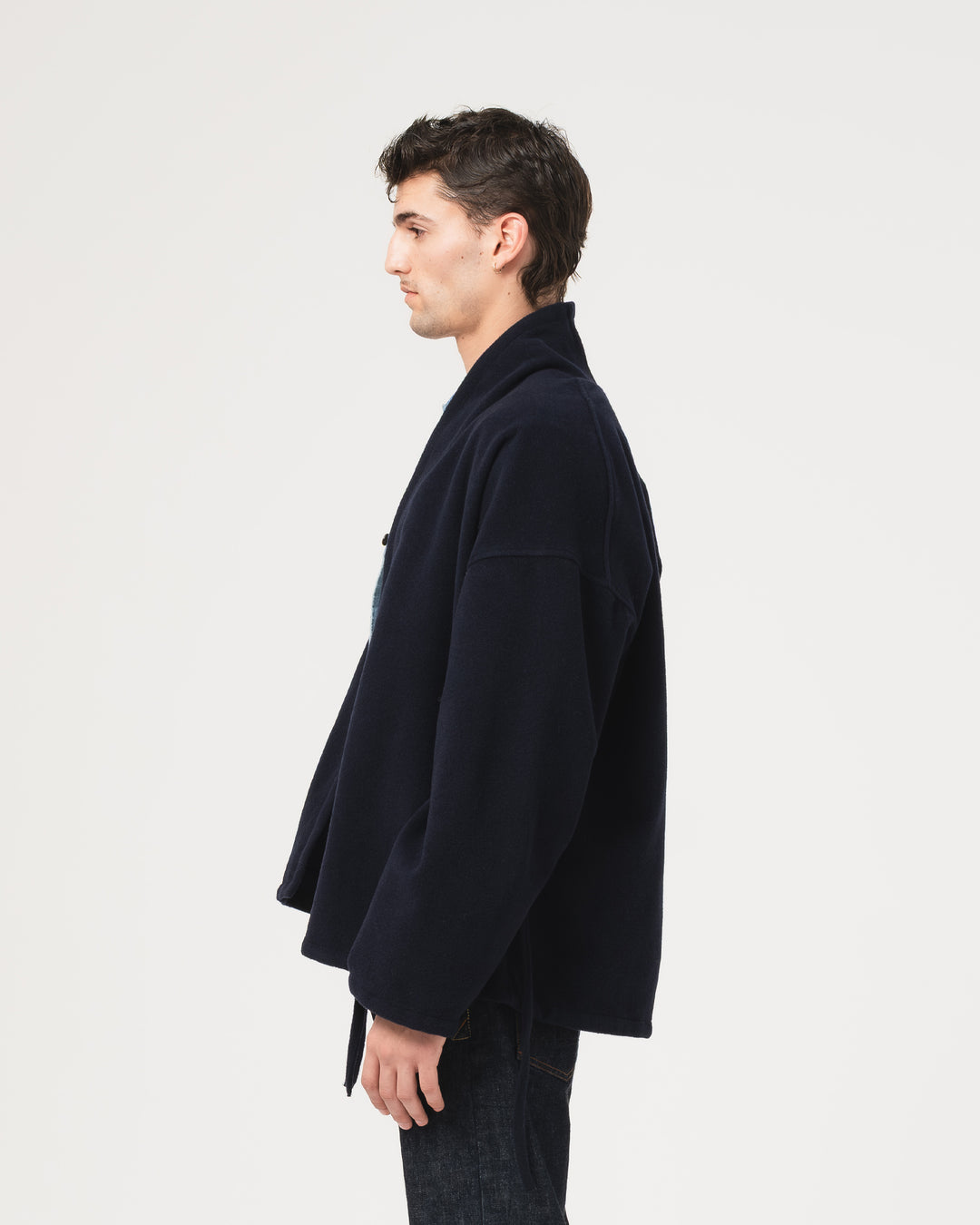 Meiji Kimono Pachuca Wool Navy
