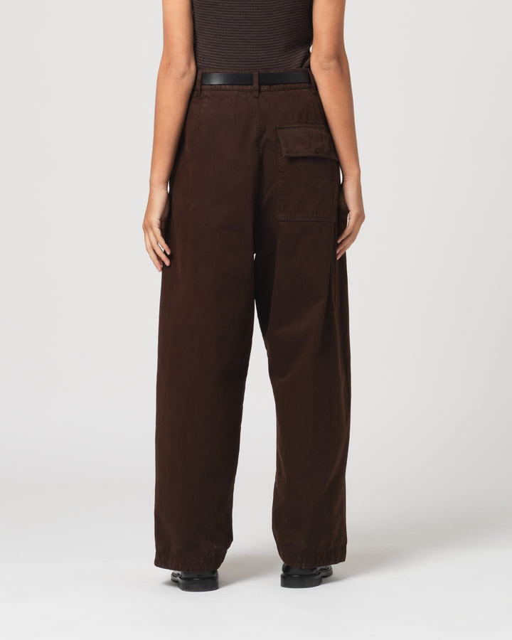 Ambassador Pants Gabardine Satin Ebony
