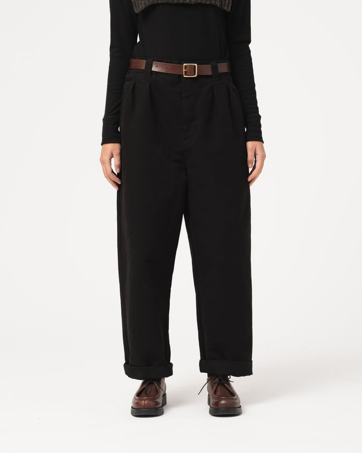 Officer Chino Nebraska Cotton Black