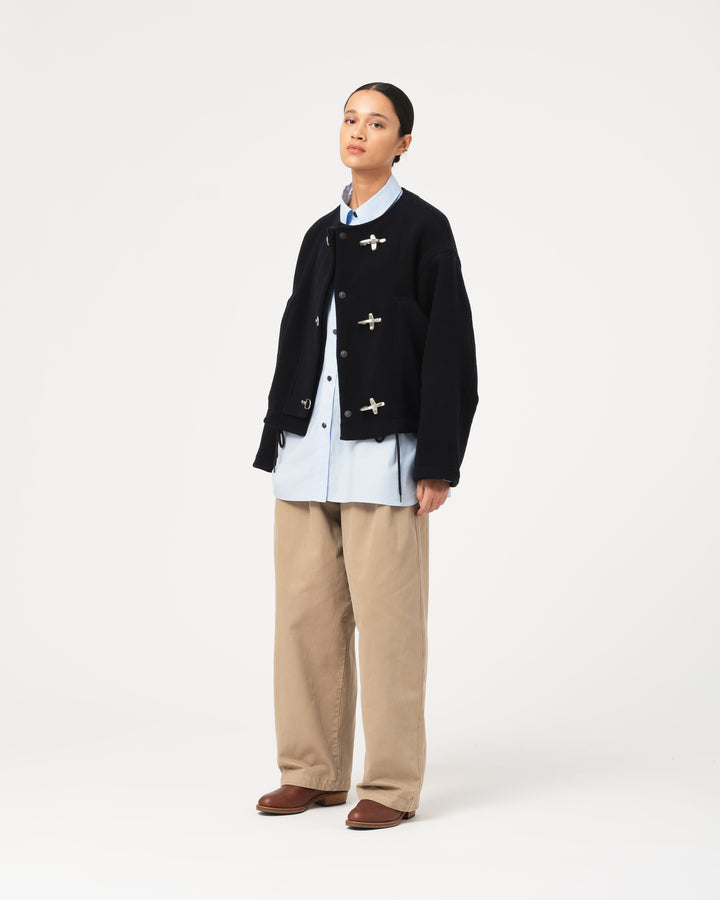G.o.D Fireman Jacket Golf Wool Navy