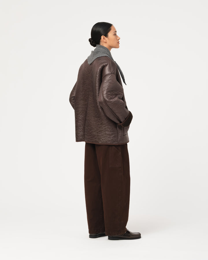 G.o.D Solar Jacket Piumino Nylon Brown