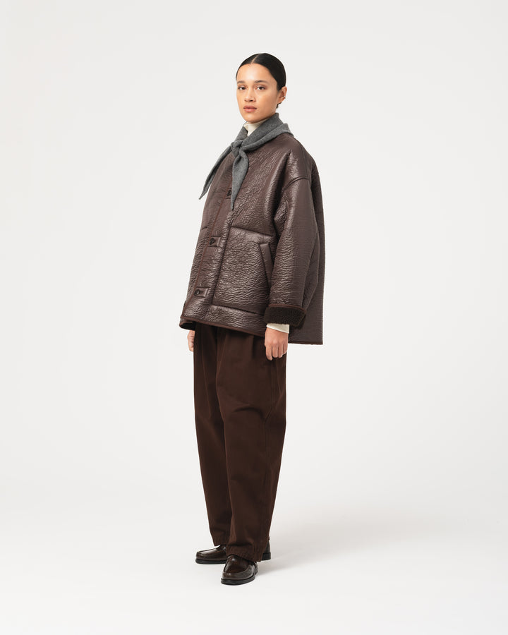 G.o.D Solar Jacket Piumino Nylon Brown