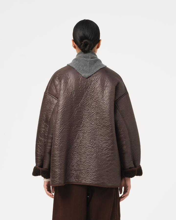 G.o.D Solar Jacket Piumino Nylon Brown