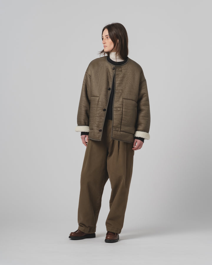 G.o.D Solar Jacket Piumino Nylon Fossil / Off White