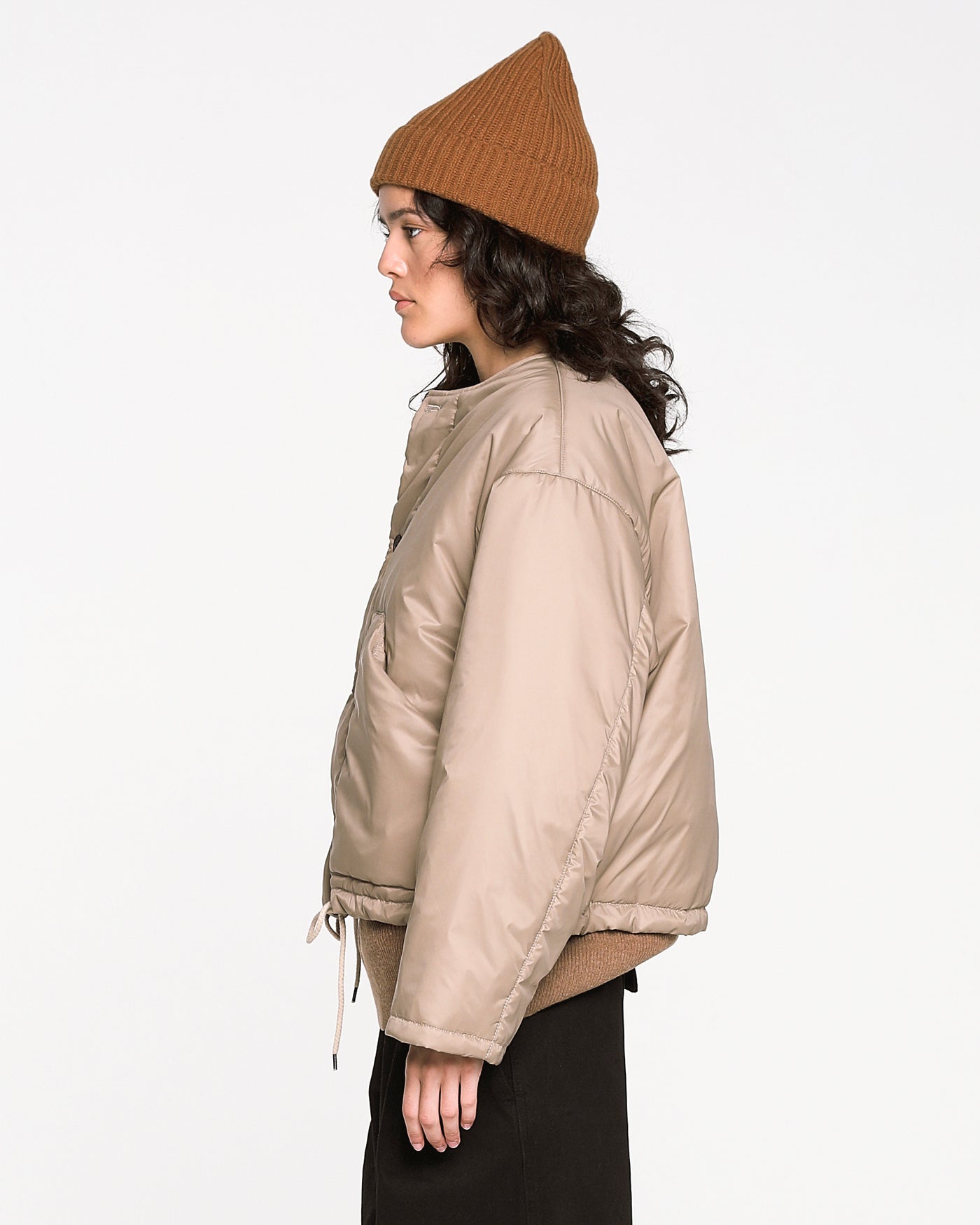 G.o.D Nuclear Jacket Padded Fury Nylon Beige